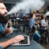 Variety of vaporizers including disposable vape pens and wax devices