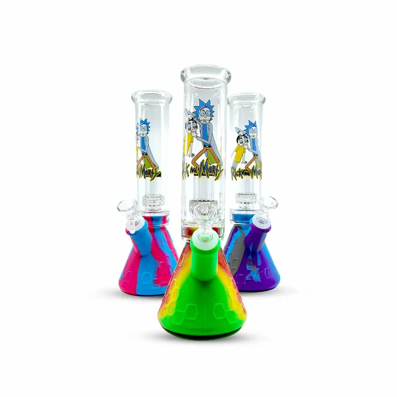 10" Ricky & Morly Silicone-Glass Beaker