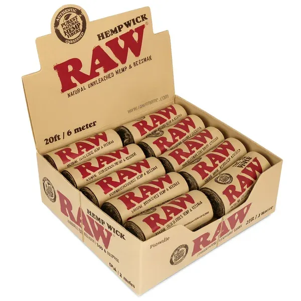 RAW Hemp Wick – 20ft
