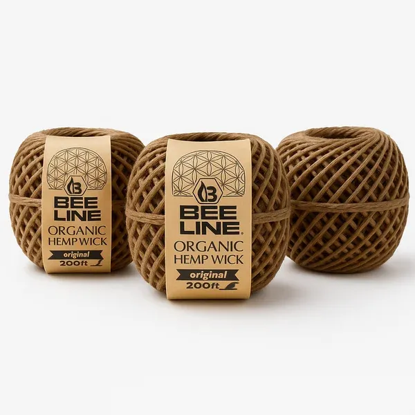 Bee Line Original 200ft Organic Hemp Wick