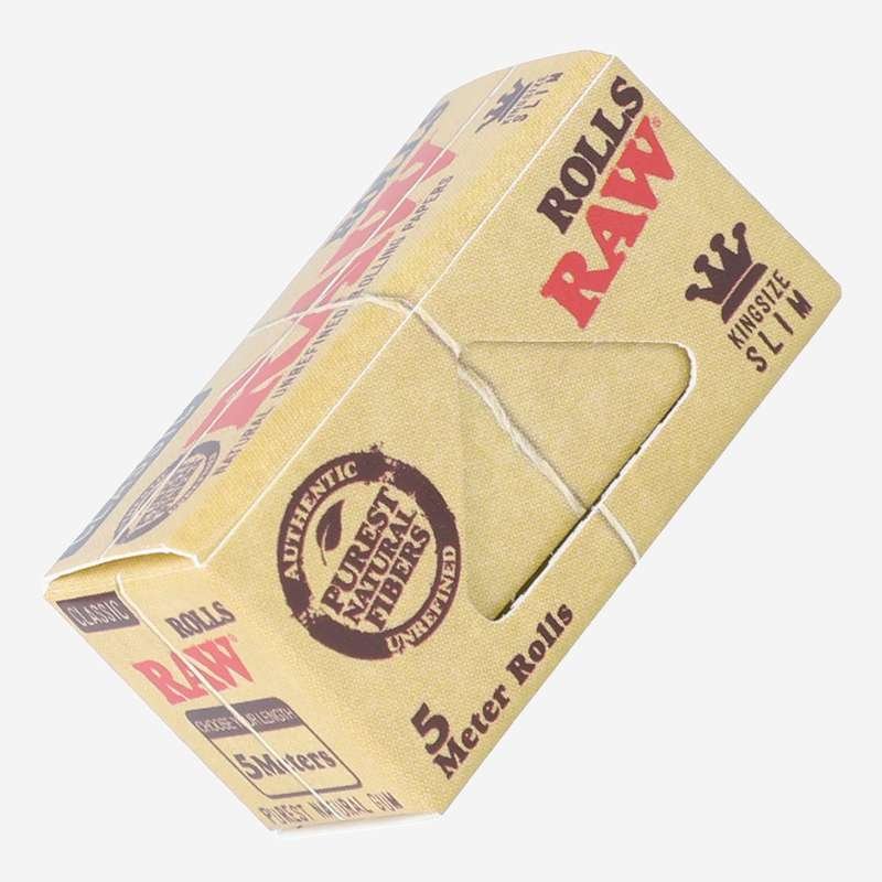 RAW Classic Paper Rolls - King Size Slim (5 Meters)