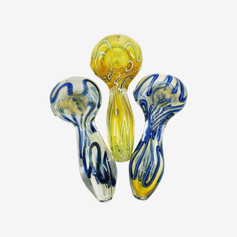 3.5 FUMED GLASS HANDPIPE