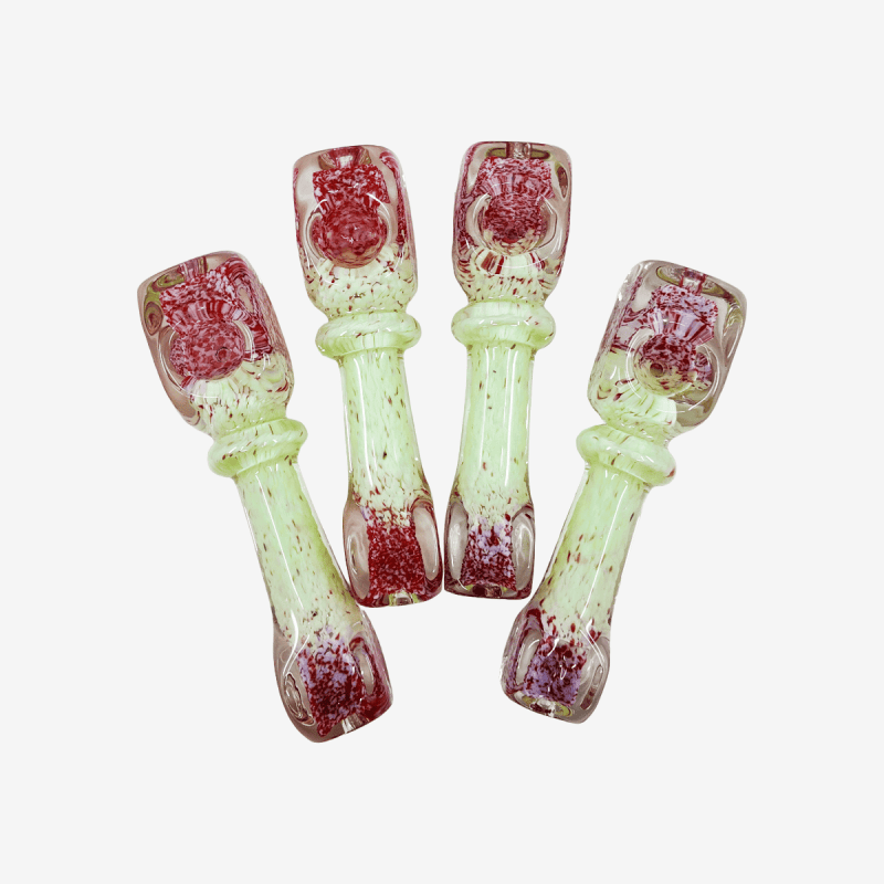 4" GLOSSY SQUARE SPOON HAND PIPE