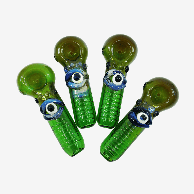 4" EVIL EYE HAND PIPE