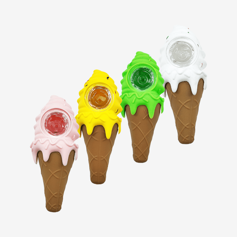 SILICONE ICE CREAM CONE PIPE