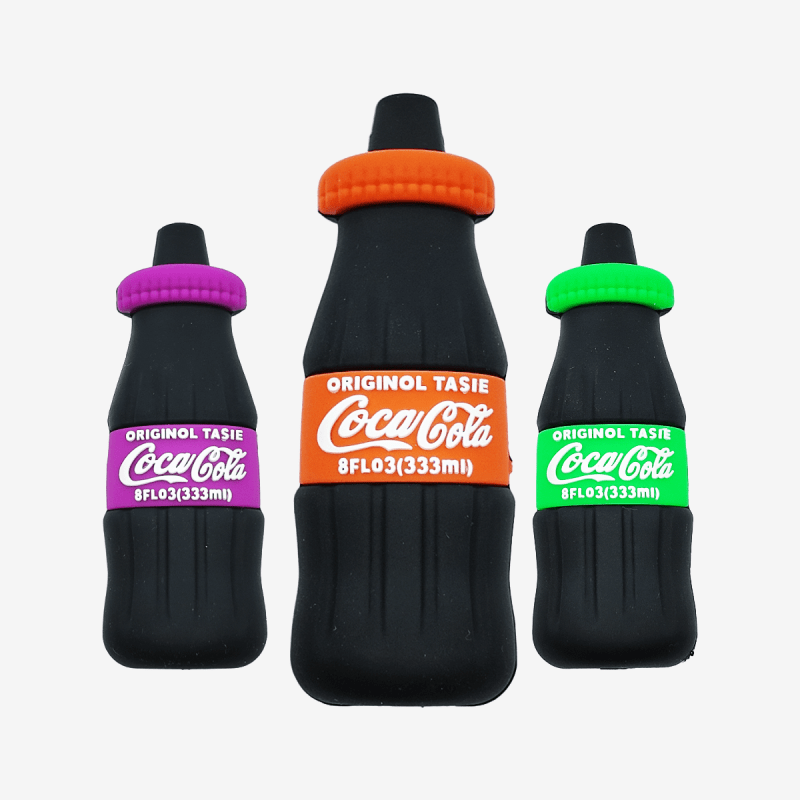 4" COCA-COLA SILICONE HAND PIPE